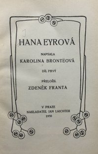 Jana (Hana) Eyrová 1+2