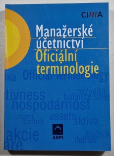 Manažerské účetnictví - Oficiální terminologie