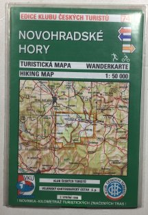 mapa - KČT 74 - Novohradské hory