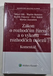 Zákon o rozhodčím řízení a o výkonu rozhodčích nálezů - Komentář