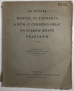 Kostel sv. Linharta a dům U černého orla na Starém městě pražském