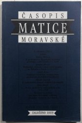 Časopis Matice moravské - ročník CX1  číslo 1 - 