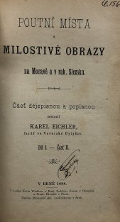 Milostivé obrazy na Moravě a v rak. Slezsku