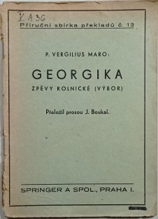 Georgika zpěvy rolnické