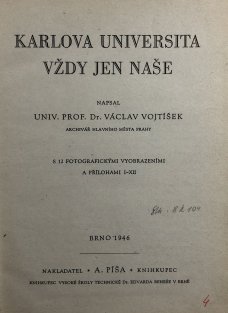 Karlova universita vždy jen naše