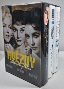 Hvězdy stříbrného plátna - Elizabeth / Bohyně Marilyn Monroe	 / Audrey Hepburnová životopis