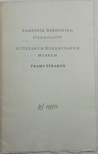 Památník národního písemnictví -Litterarum Bohemicarum museum