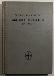 Althochdeutsches Lesebuch