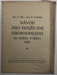 Návod pro používání drobnohledu ke studiu vyšších hub