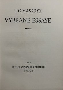 Vybrané essaye