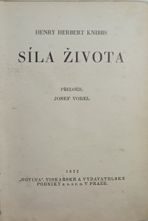 Síla života