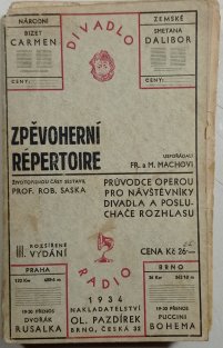 Zpěvoherní repertoire