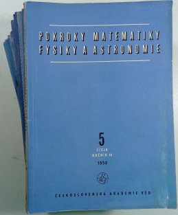 Pokroky matematiky, fysiky a astronomie - konvolut