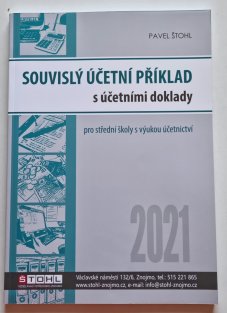 Souvislý účetní příklad s účetními doklady 2021