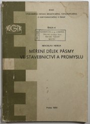 Měření délek pásmy ve stavebnictví a průmysl - 