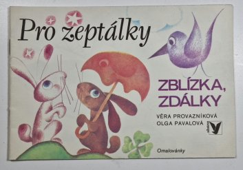 Pro zeptálky zblízka, zdálky - omalovánky