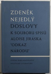 Doslovy k souboru spisů Aloise Jiráska 