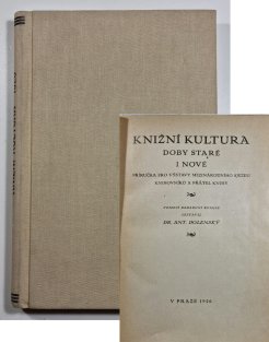 Knižní kultura doby staré i nové / Bibliografie díla Miloše Martena / Bodoniana