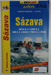 vodácký průvodce - Sázava 1:50 000