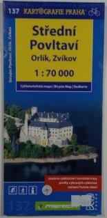 mapa - 137 - Střední Povltaví/Orlík/Zvíkov 1:70 000