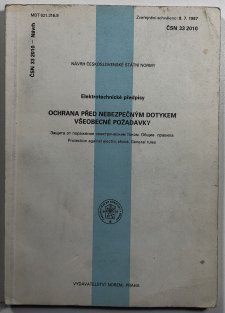 Ochrana před nebezpečným dotykem - všeobecné předpisy ČSN 33 2010 - návrh