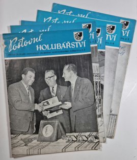 Poštovní holubářství 1-5 / 1961, ročník 6 (konvolut)