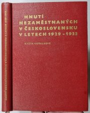 Hnutí nezaměstnaných v Československu v letech 1929 - 1933 - 