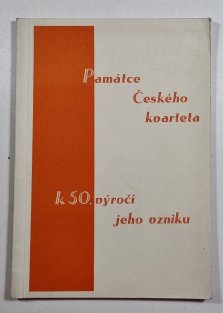 Památce Českého kvarteta k 50. výročí jeho vzniku