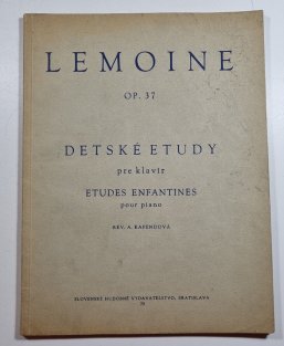 Henri Lemoine Op. 37 - Detské etudy 