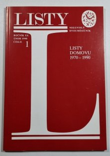 Listy 1/1990 ročník XX.