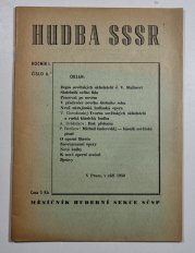 Hudba SSSR ročník I., číslo 6 - 