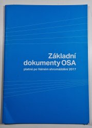 Základní dokumenty OSA - platné po Valném shromáždění 2017