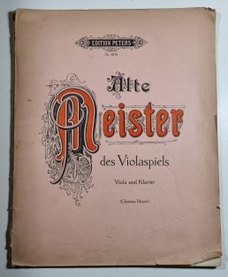 Alte meister des Violaspiels ( Viola und Klavier)