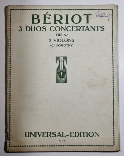 Bériot - 3 duos concertant OP. 57 ( 2 violins )