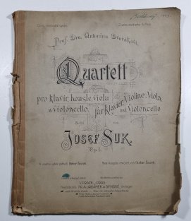 Quartett pro klavír. housle. violu a violoncello