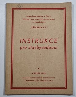 Instrukce pro stavbyvedoucí