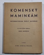 Komenský maminkám - Informatorium školy mateřské