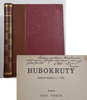 Hubokruty - Kulturní historie z r. 1923