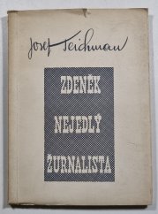 Zdeněk Nejedlý - žurnalista - 