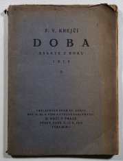 Doba - Essaye z roku 1915