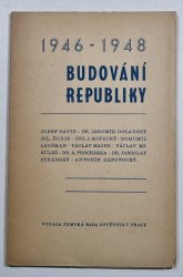 1946-1948 Budování republiky - 