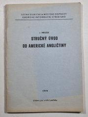 Stručný úvod do americké angličtiny - 