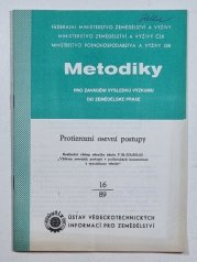 Protierozní osevní postupy 16/1989 - Metodiky pro zavádění výsledků výzkumu do praxe