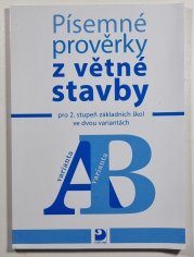 Písemné prověrky z větné skladby - pro 2. stupeň základní školy ve dvou variantách