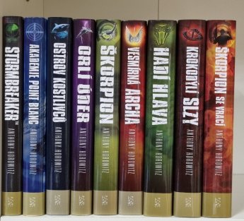 Alex Rider 1-9 - Stormbreaker, Akademie Point Blanc, Ostrov kostlivců, Orlí úder, Škorpion, Vesmírná archa, Hadí hlava, Krokodýlí slzy, Škorpion se vrací