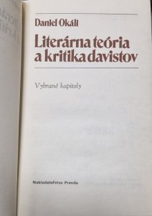 Literárna teória a kritika davistov (slovensky)