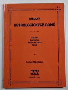 Tabulky astrologických domů pro zeměpisné šířky od +45° do +54°