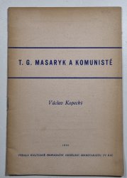 T.G. Masaryk a komunisté - 