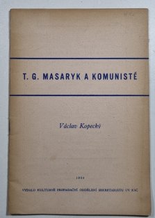 T.G. Masaryk a komunisté