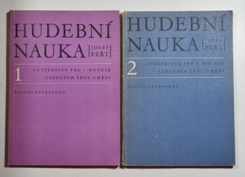 Hudební nauka 1+2 - cvičebnice pro 1. a 2. ročník lidových škol umění